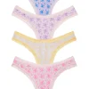 Women LoveShackFancy 4 Pack Thong Box