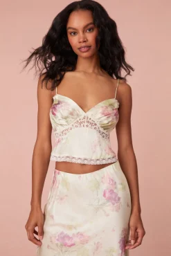Women LoveShackFancy Spritely Floral Lace Cami