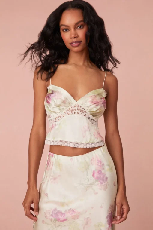 Women LoveShackFancy Spritely Floral Lace Cami