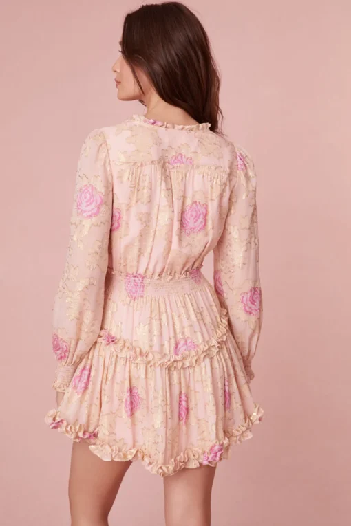 Women LoveShackFancy Spruce Ruffle Mini Dress
