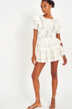 Women LoveShackFancy Stella Heritage Mini Dress