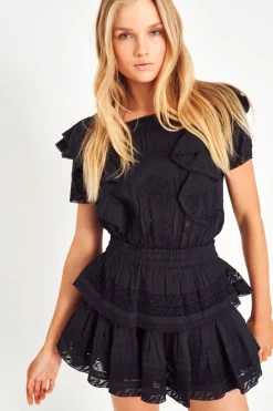 Women LoveShackFancy Stella Heritage Mini Dress