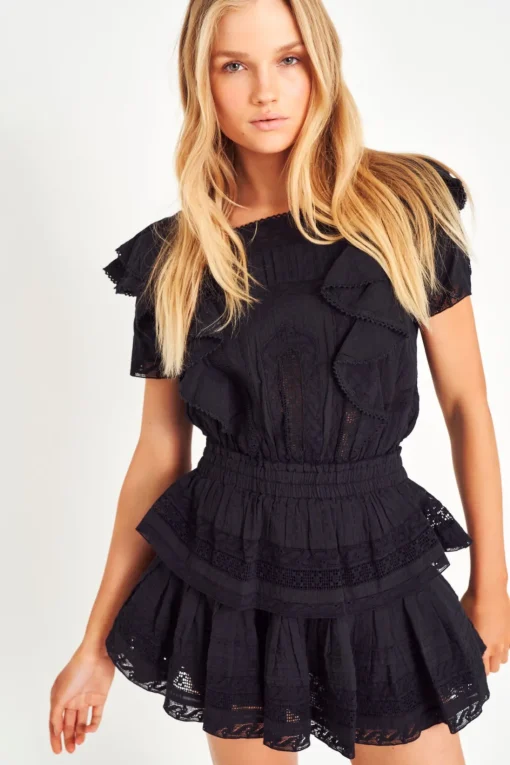 Women LoveShackFancy Stella Heritage Mini Dress