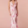 Women LoveShackFancy Suniva Silk Charmeuse Slip Dress