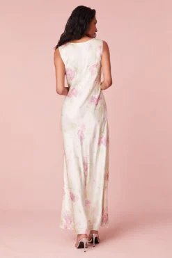 Women LoveShackFancy Suniva Silk Charmeuse Slip Dress