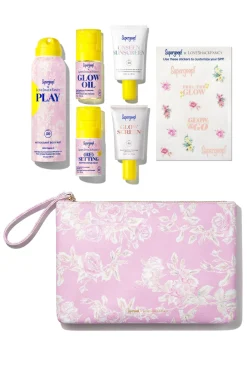 Women LoveShackFancy Supergoop! X Love To Glow SPF Kit