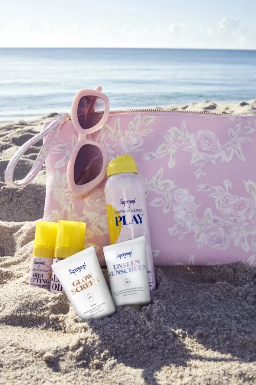 Women LoveShackFancy Supergoop! X Love To Glow SPF Kit