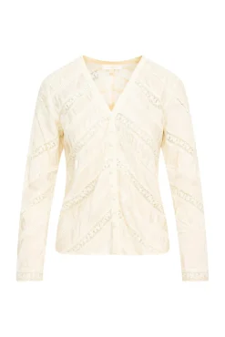 Women LoveShackFancy Tandra V-Neck Blouse
