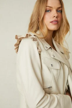 Women LoveShackFancy Torrez Leather Jacket