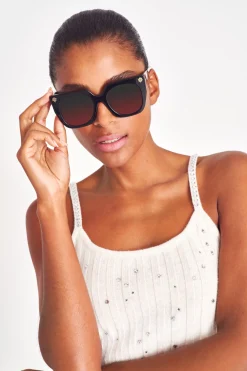 LoveShackFancy Triana Square Sunglasses