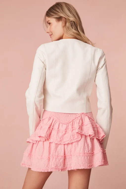 Women LoveShackFancy Tribeca Cotton Mini Skirt
