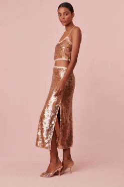 Women LoveShackFancy Velma Sequin Tank