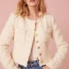 Women LoveShackFancy Vermont Tweed Cropped Jacket